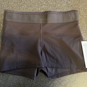 lululemon athletica Women's Dark Brown Athletic Shorts
